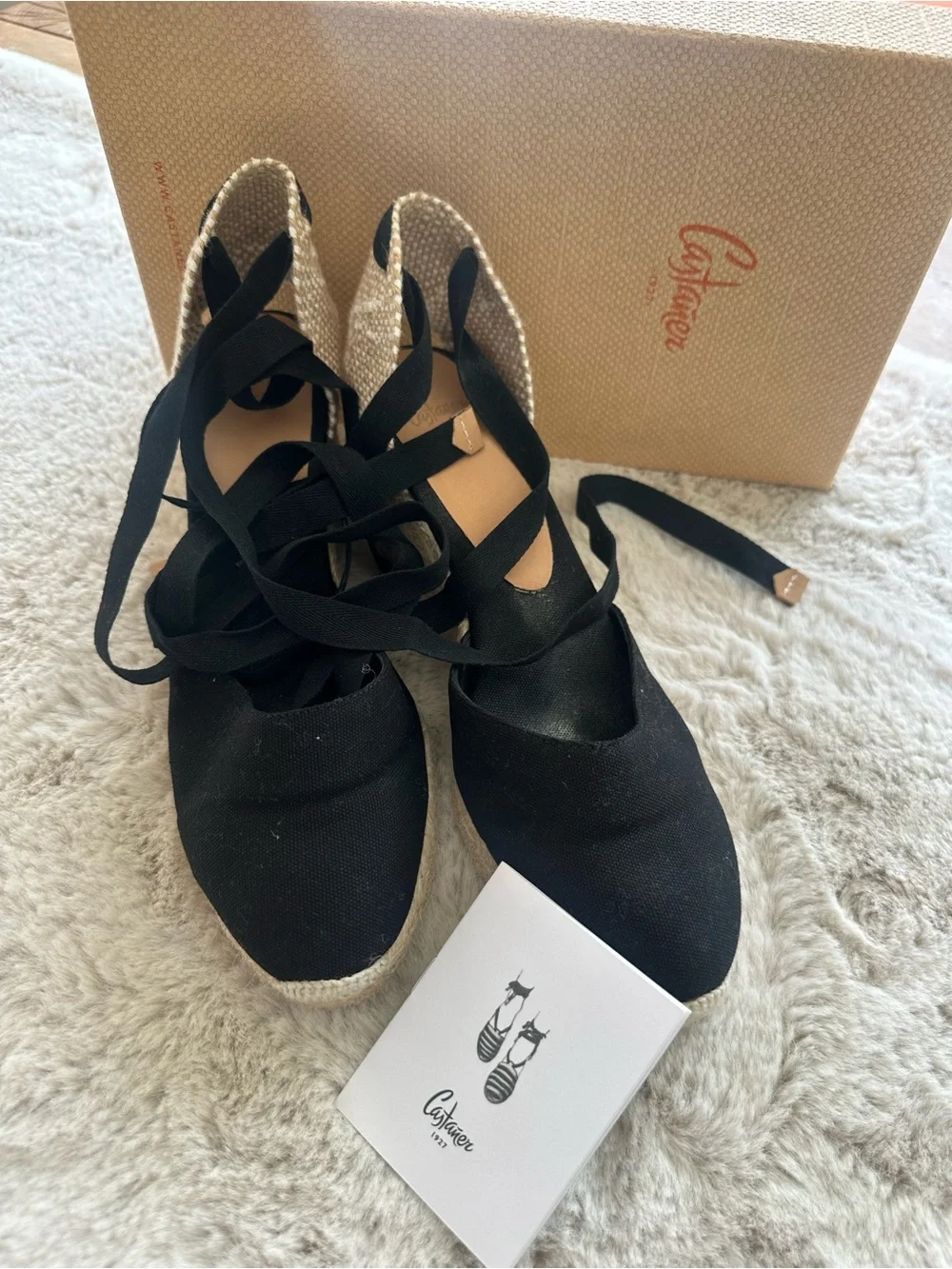 Castañer Carina Espadrille Wedge ankle-tie